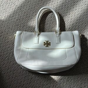 White tory burch shoulder bag/purse